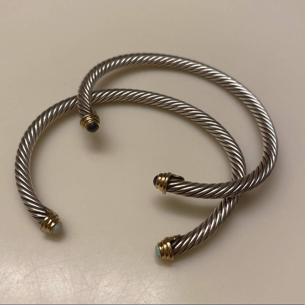 David Yurman adjustable bracelet set